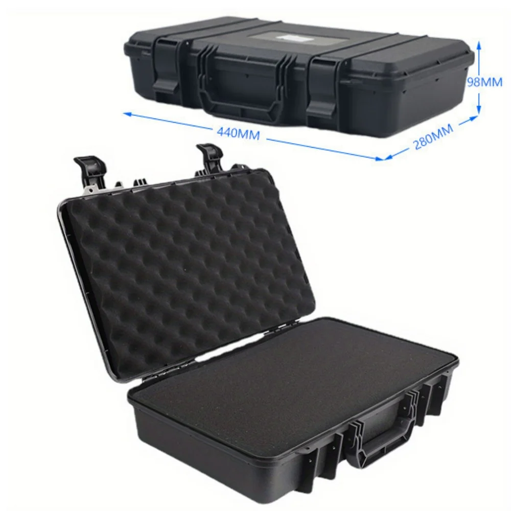 

Черный водонепроницаемый пластиковый кейс FNICEL для хранения инструментов