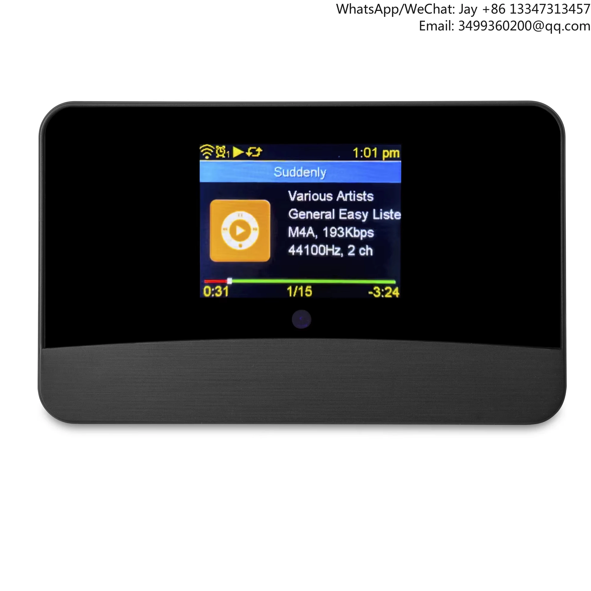 Фото Беспроводной интернет-радиоадаптер с цифровым выходом DAB+ DAB FM и будильником - домашнее радио №1
