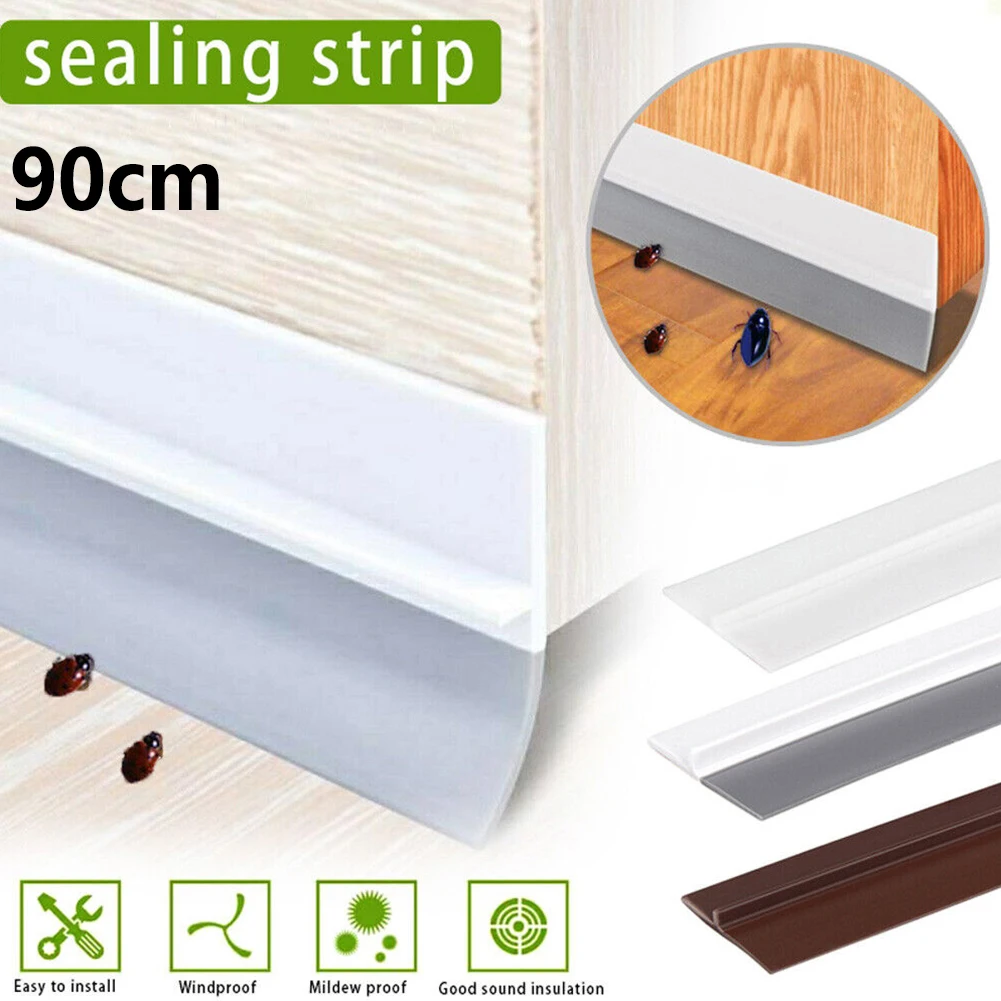 

Self-adhesive Door Sealing Strip Dustproof Weatherstrip Window Door Windproof Stopper Seal Under Bottom Strip Tape Hardware