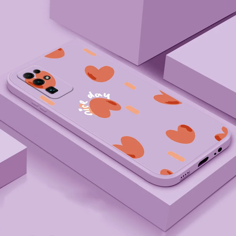 

For Honor 20 Lite 30 Lite 30s 30 Pro soft case TPU silicone phone Shell cute back cover case colorful heart phone case