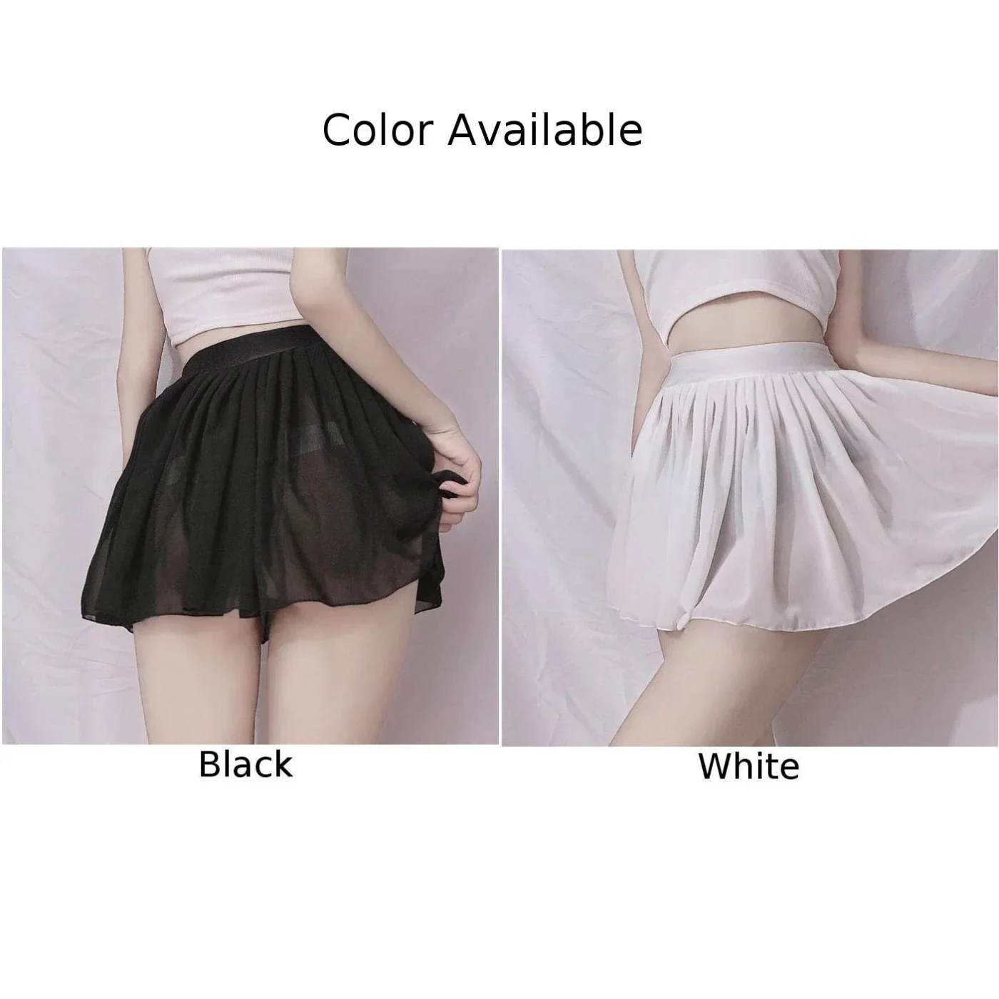 Сексуальное женское однотонное полупрозрачное прозрачное нижнее белье с