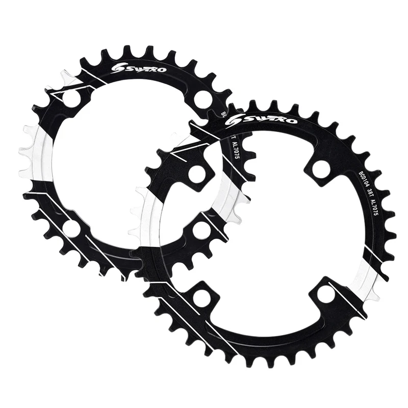 

Round BCD 104mm Aluminum Alloy Bicycle Chainring MTB Super Light AL 7075 Road Mountain Bike Cranksets Plate 32/34/36/38T