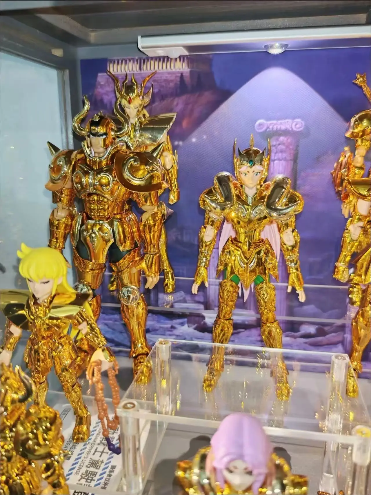 Фото Фигурка CS Model Saint Seiya Mythical Cloth Ex Taurus Aludiba, 24K Золотой Святой, Рыцари Зодиака, подвижная, коллекционная, подарок №1