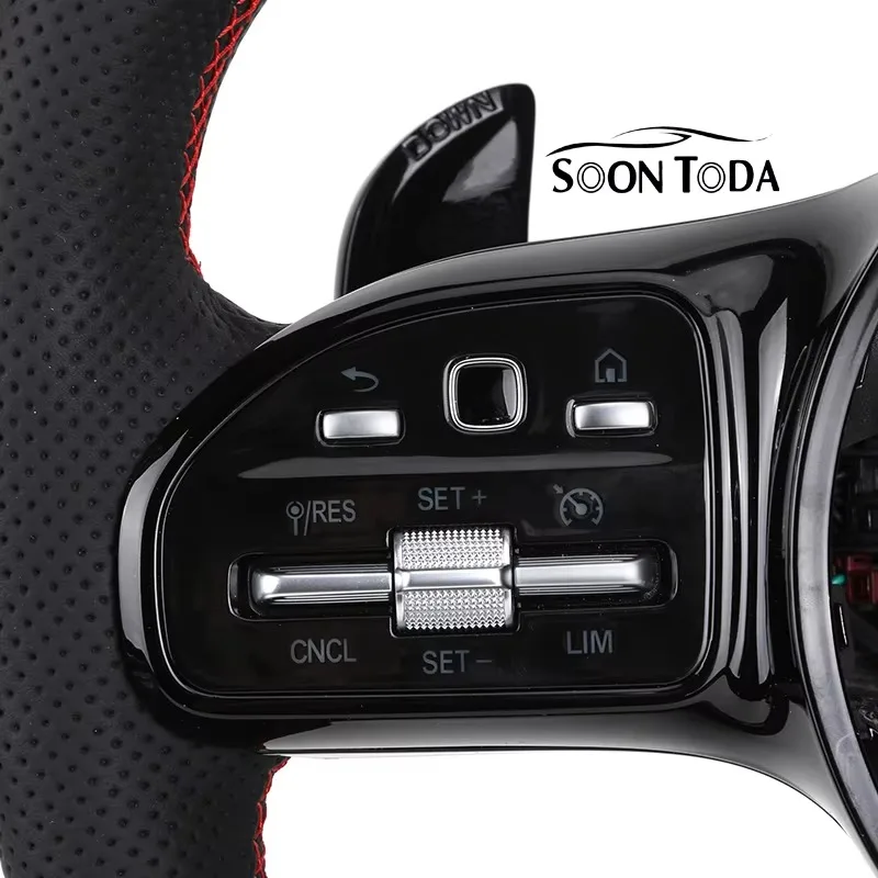 Фото Спортивный модифицированный руль OEM для GLC E S CLS A45 C63 E63 S63 G63 W204 W205 W213 W219 W222, аксессуары для тюнинга салона №2
