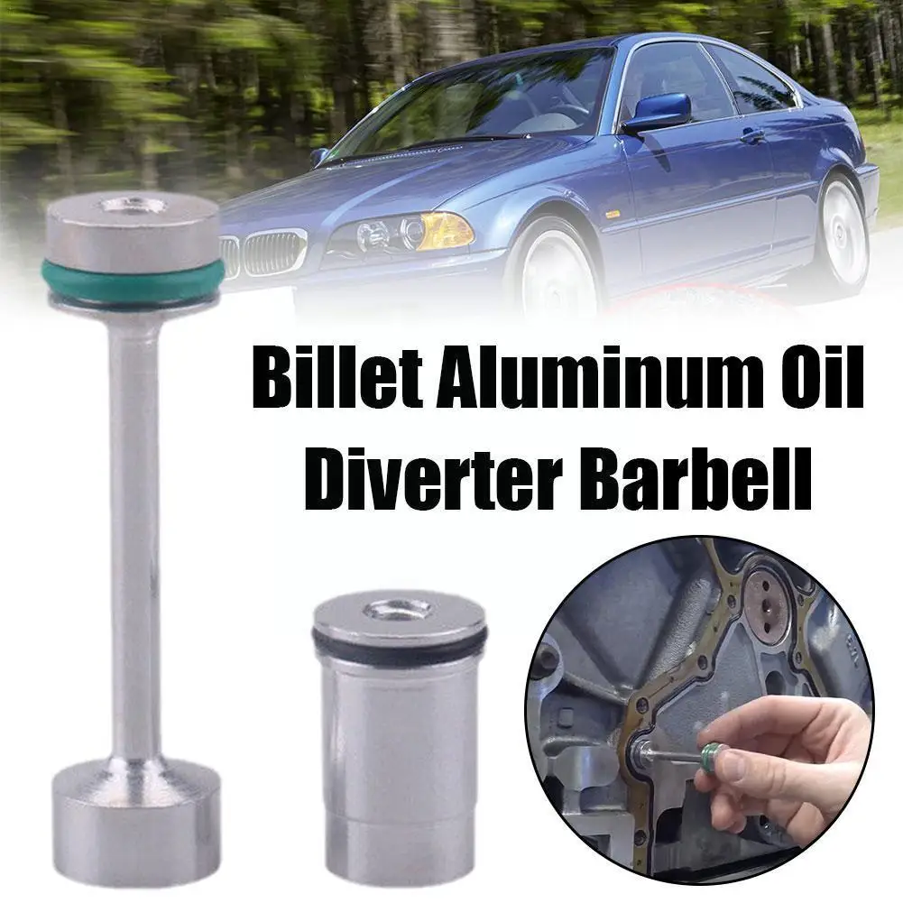 

Billet Aluminum Oil Diverter Bypass & Barbell Kit For Gen 3 and Gen 4 LS engines LS3 LS6 LS7 LS9 LQ4 LQ9 I7N3