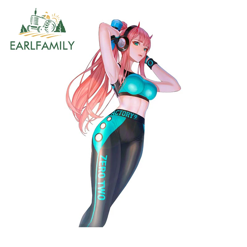 EARLFAMILY 13 см x 7 2 для Zero Two забавная наклейка автомобилей оригинальная креативная