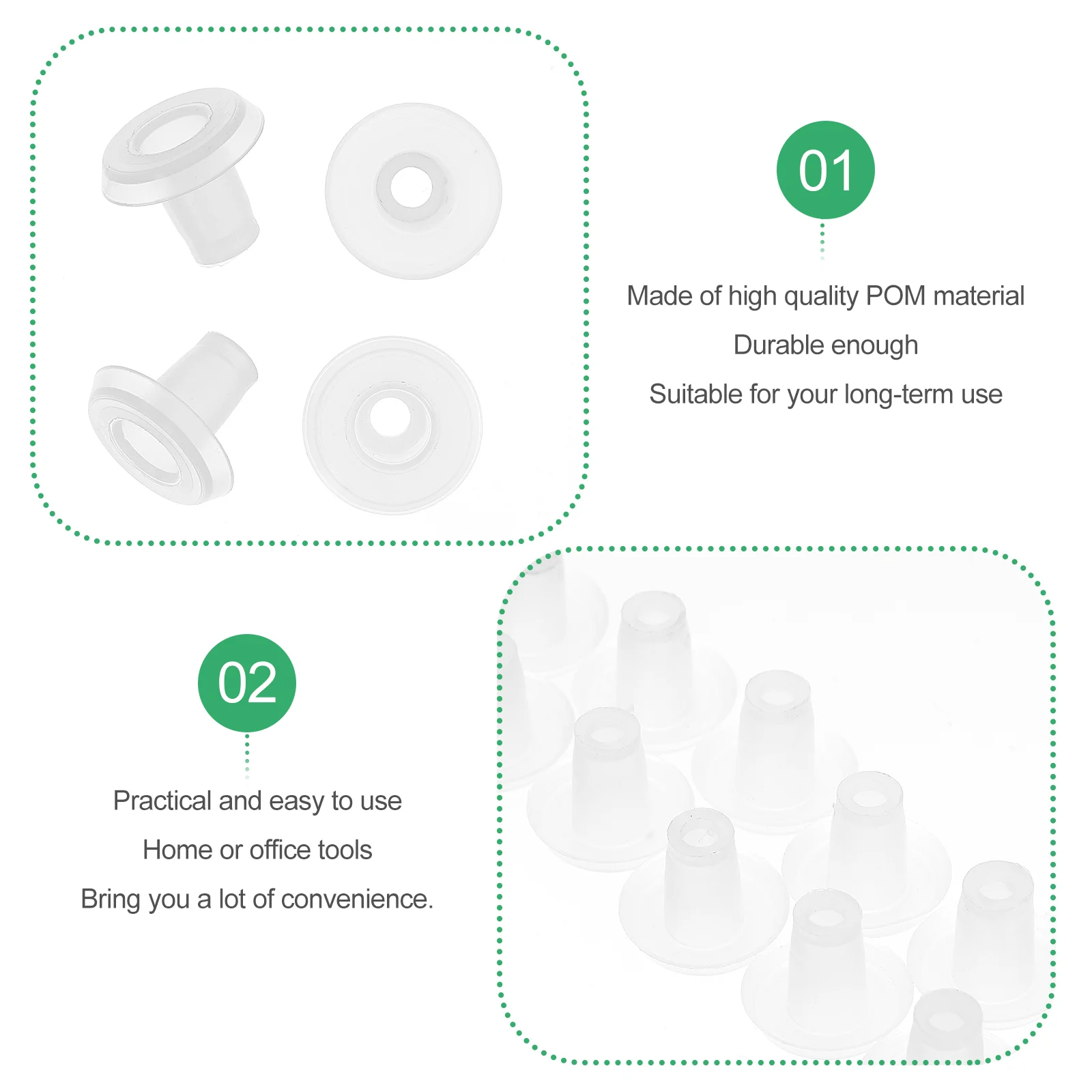 30 шт. аксессуары для штор детали горизонтальные жалюзи рельсовые пуговицы из