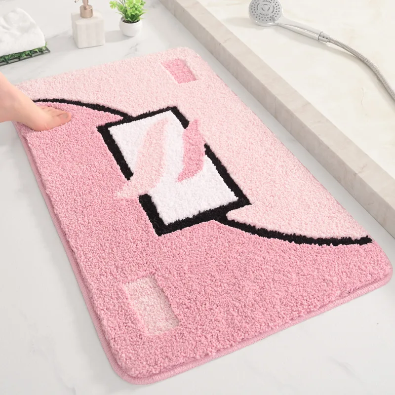 Роскошные ковры для ванной супер впитывающие коврики ног ворсистые Нескользящие