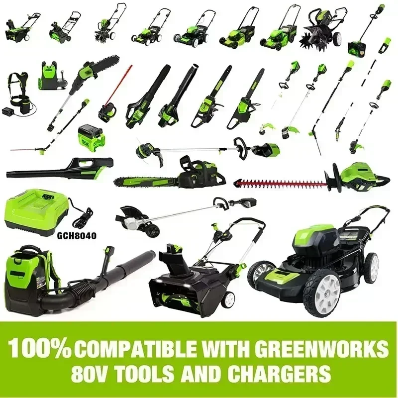 Высококачественная сменная батарея 80 В для Greenworks литий-ионная макс. GBA80200 GBA80250