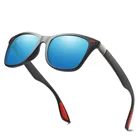 Солнцезащитные очки поляризационные UV400 для мужчин и женщин, зеркальные винтажные для вождения, квадратной формы, летние