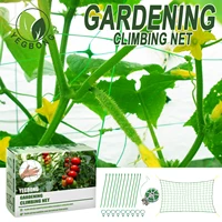 gardening climbing net horticulture plant crawl net loofah morning glory cucumber vine grow holder support plants for growth