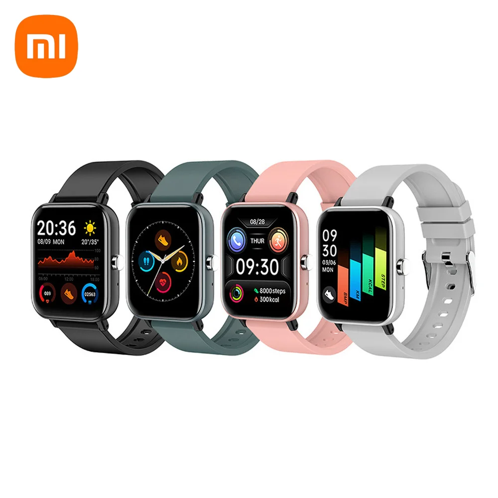 

Smart Watch XIAOMI Full Touch Screen Sport Fitness Watch Bluetooth Call for Man Android Ios Heart Rate Blood Pressure Waterproof
