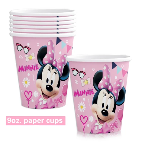 Одноразовые наборы посуды Disney Minnie Mouse на 8 персон