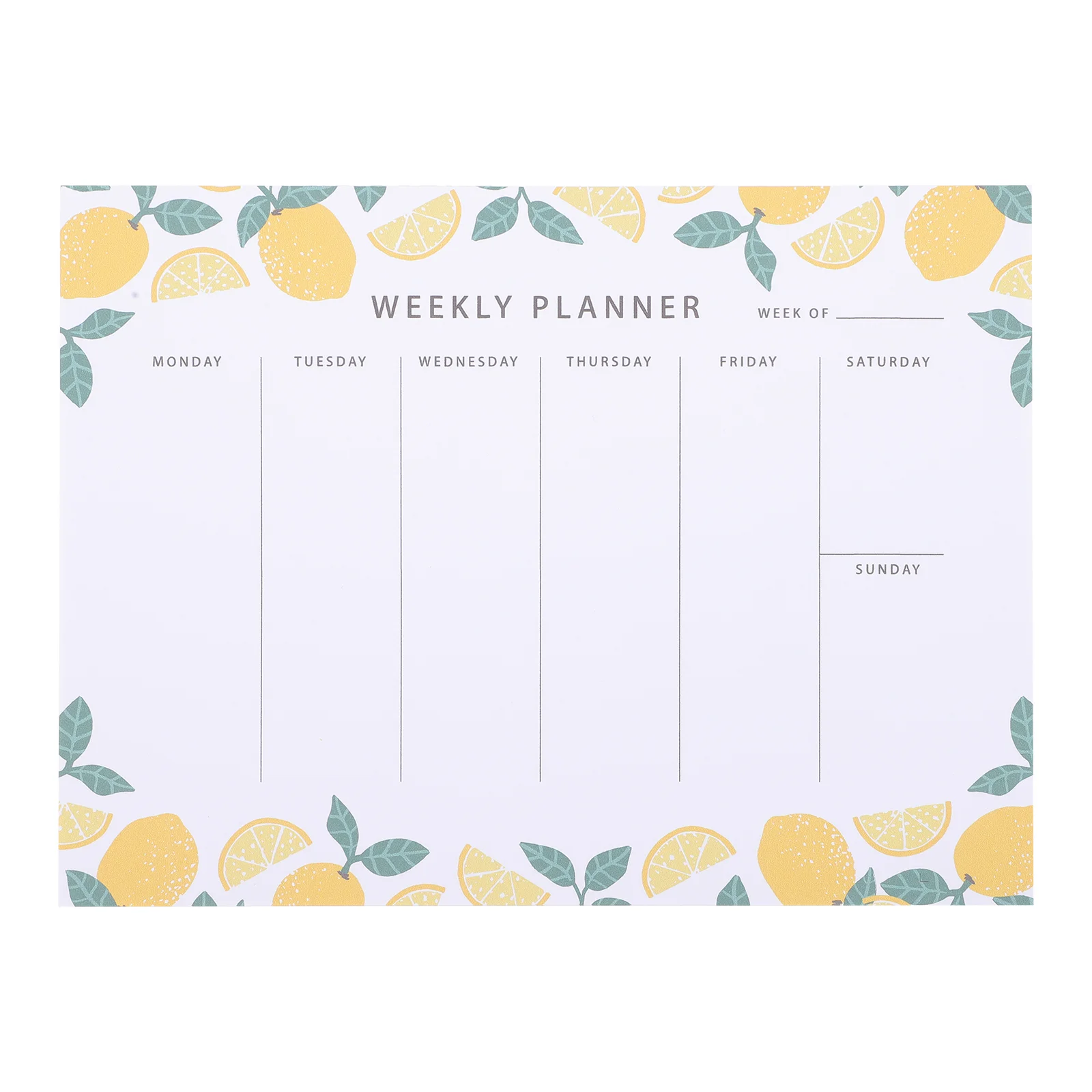 Weekly Planner Notepad Tear-off Weekly Planning Notepad for Daily Schedule