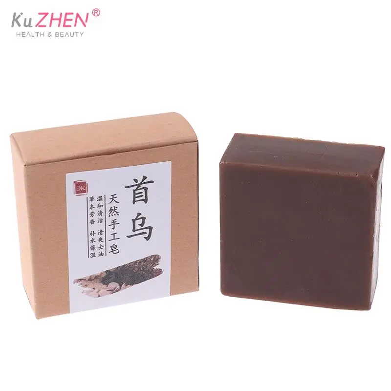 Новинка 1 шт. эссенция Polygonum для затемнения волос шампунь бар мыло натуральный