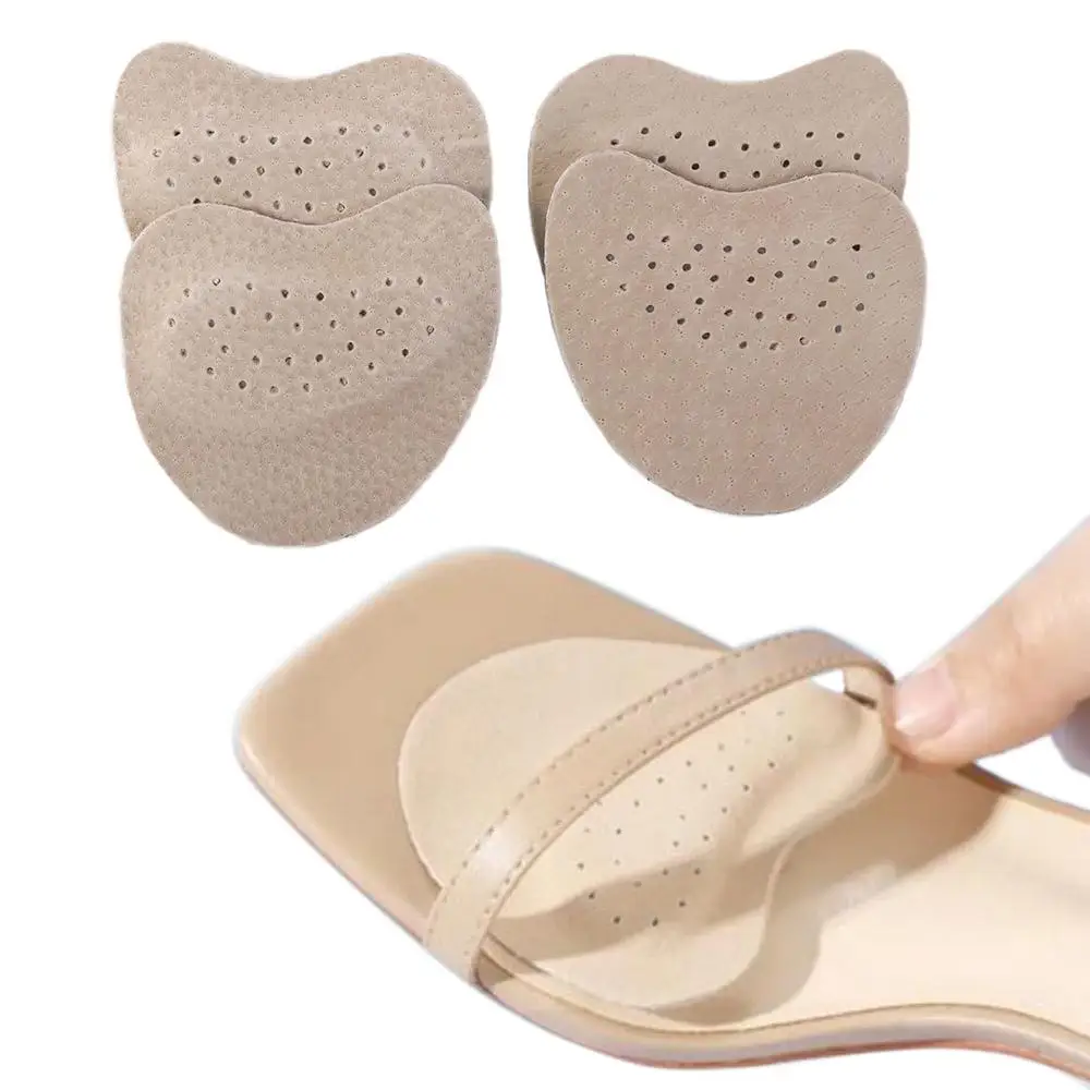 

Care Tools Half Yard Insoles Orthopedic High Heel Shoes Forefoot Pads Heels Patch Foot Arch Pad Leather Massage Insoles
