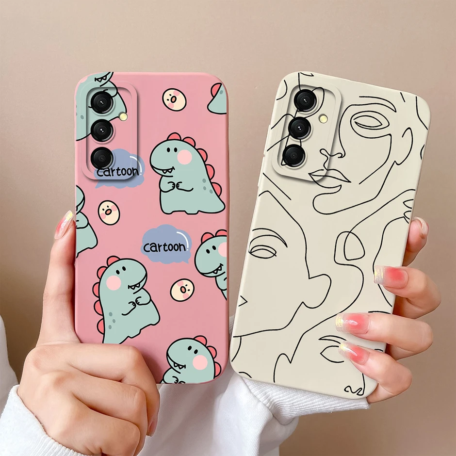 Чехол для Samsung Galaxy M23 M33 M35 M53 5G милый мультяшный силиконовый чехол телефона с