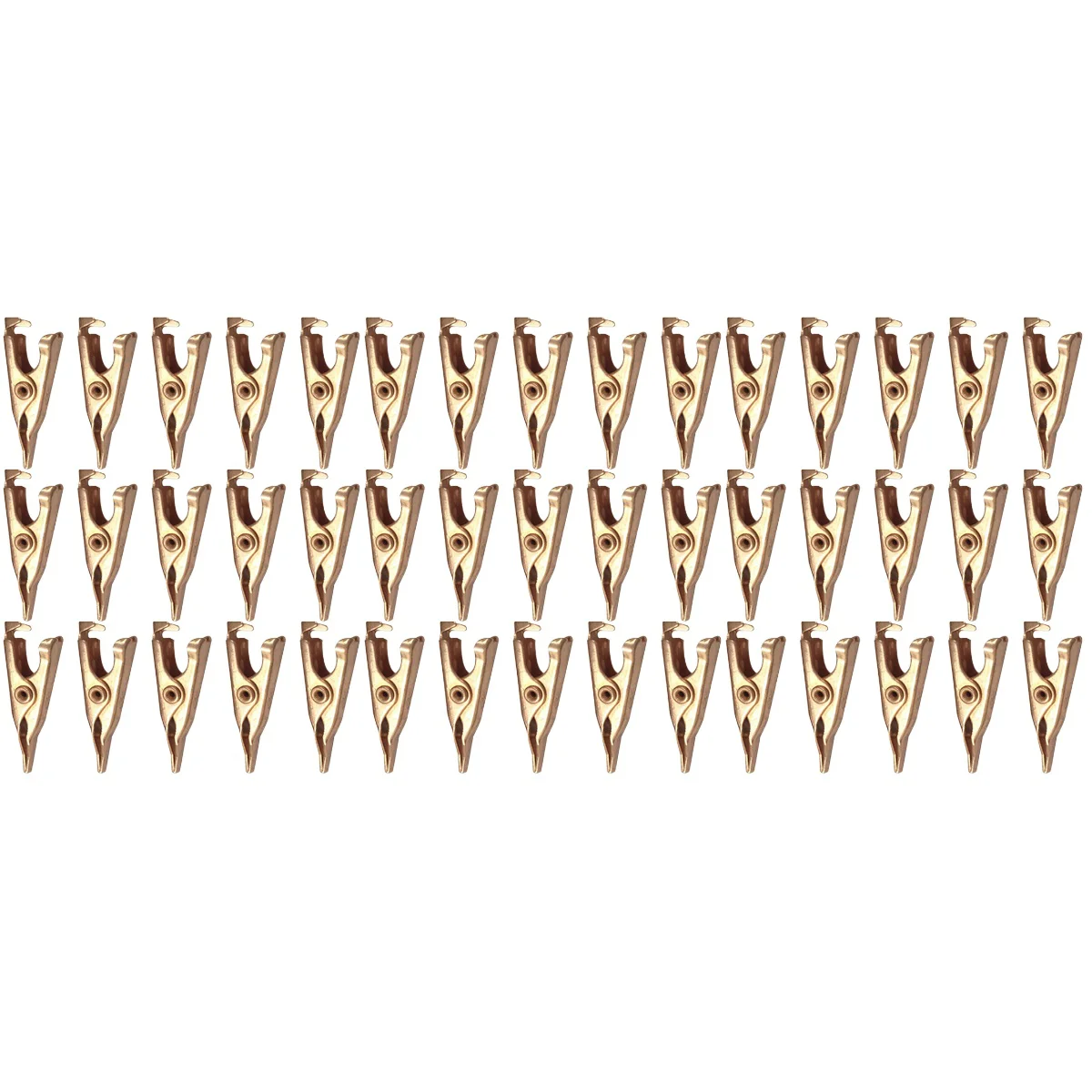 

3x Toothless Alligator Clip Alligator Test Clip for Electrical Testing Flat Charging Clamp Alligator Test Clip