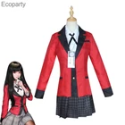 Костюм для косплея Jakcet Kakegurui, компульсивный геймбер, женское оранжевое пальто на молнии с капюшоном Yomoduki Runa40