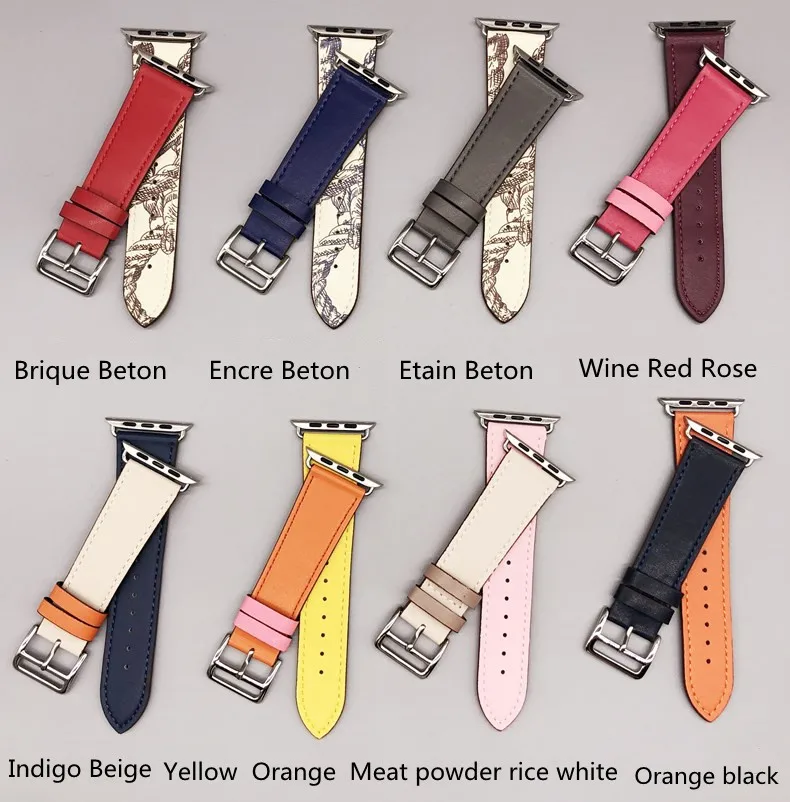 Ремешок спортивный из натуральной кожи для Apple Watch Band SE8 7 6 49 мм 44 - купить по