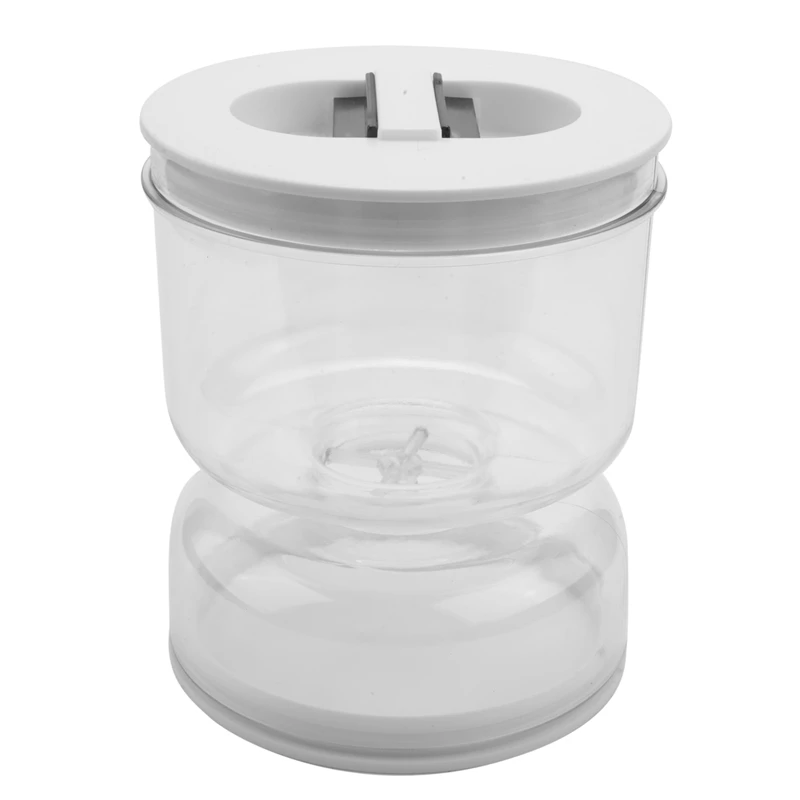 Pickles Jar Dry And Wet Dispenser Olives Hourglass Container For Home Kitchen Separator Organizer