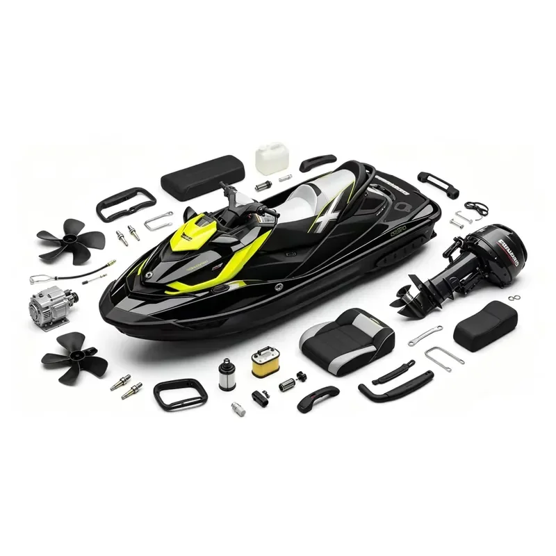 Фото Горячая распродажа: Комплект импеллеров KQ-9 для гидроциклов Sea-Doo SPARK ACE 900 (2014-2022), 140 мм, замена Solas SK-CD-12/14, запчасти для гидроциклов №5