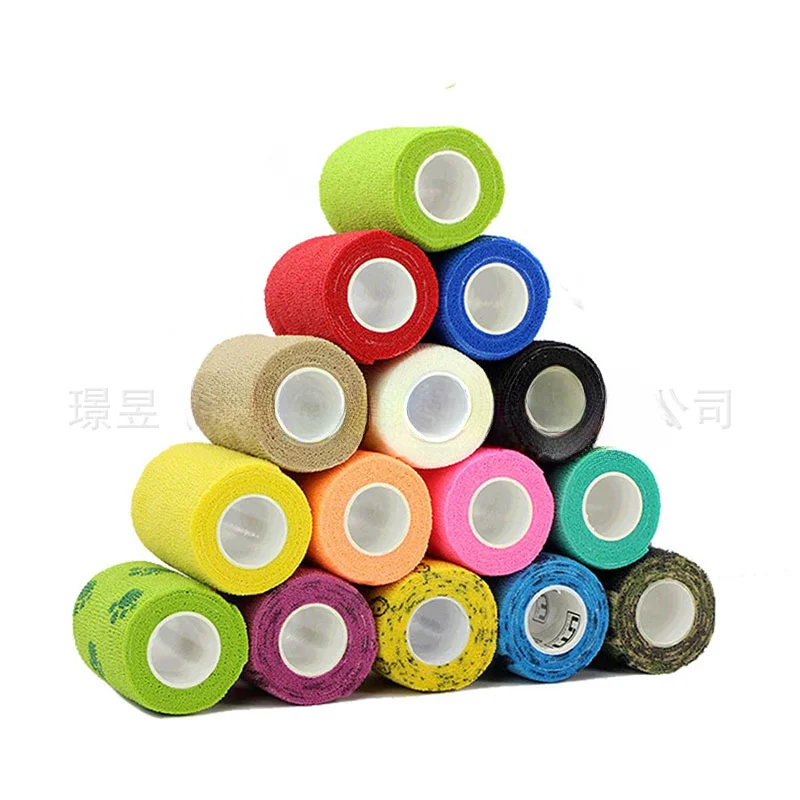 

Outdoor Cartoon Non-woven Self-adhesive Elastic Bandage 5CM X 4.5M Camouflage Waterproof Multi-functional Bandage For First Aid