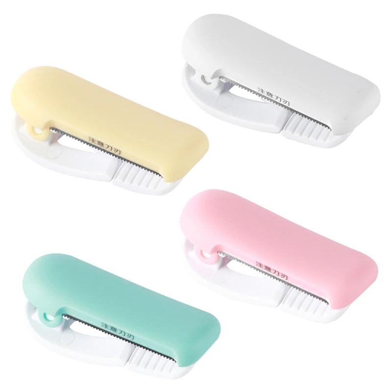 

Scrapbooking Tape Cutter Hidden Blade Children Friendly Fit for Tape Width 25mm E8BE