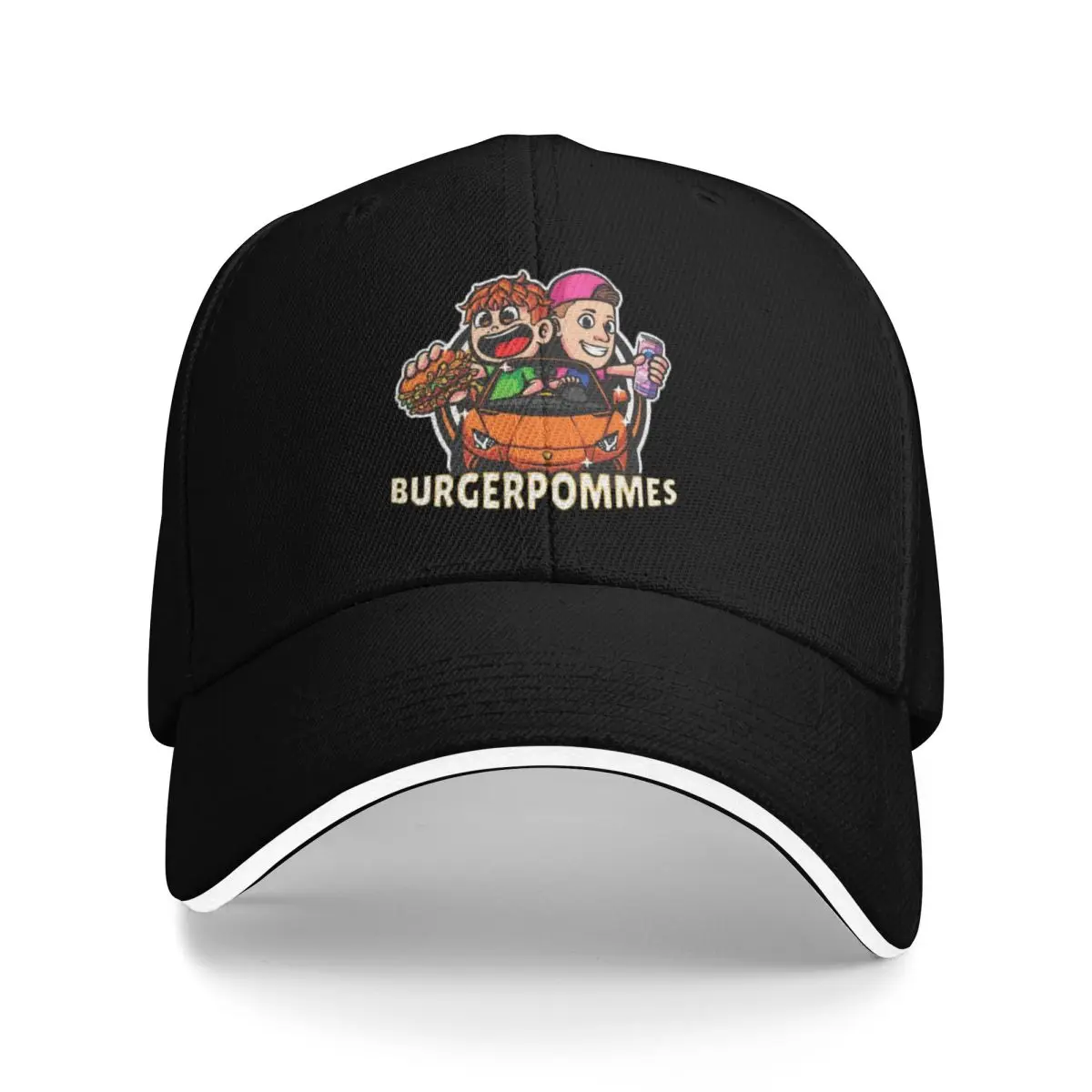 Harajuku Burgerpommes Icrimax Game Спортивные бейсболки для женщин и мужчин взрослых пляжная
