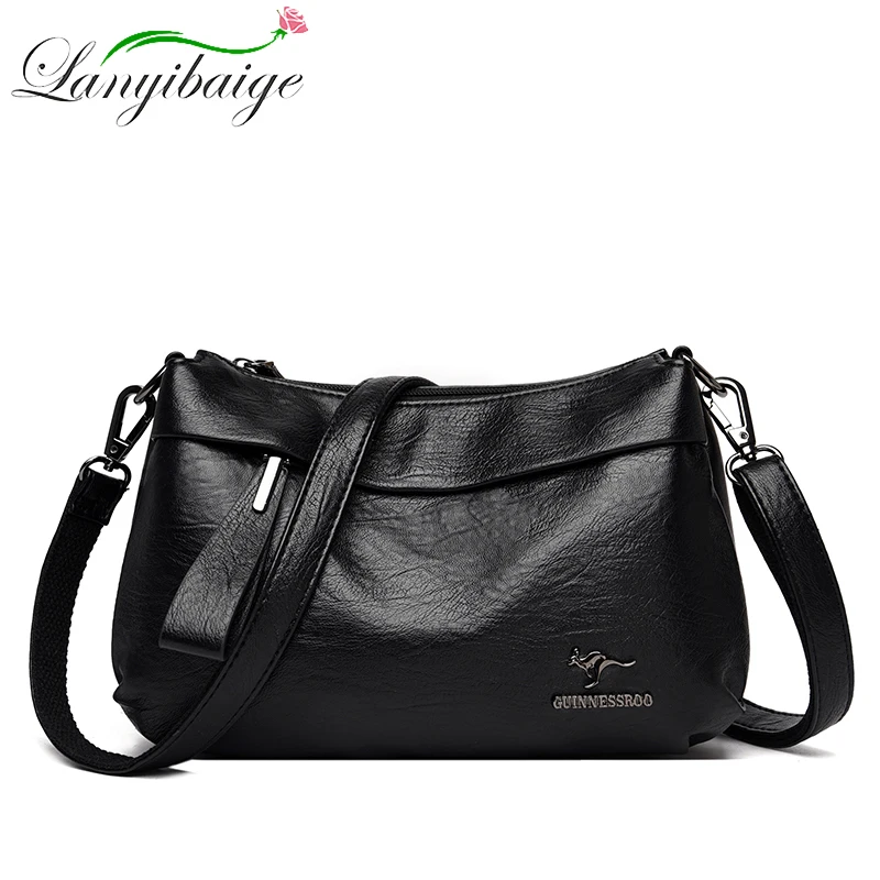 

Women's Luxury High Quality PU Leather Shoulder Bags Ladies Designer Casual Simple Handbags 2021 Retro Wallet Diagonal Handbags
