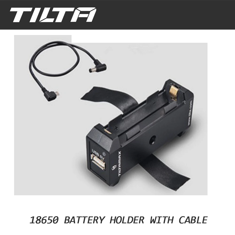 ПЛАТА ДЛЯ АККУМУЛЯТОРА TILTA WLC-T04-BP-18650 С ДВУСТОРОННЕЙ УСТАНОВКОЙ 18650 И КАБЕЛЕМ ИЗ 8 В DC-РАЗЪЕМА МАЛЬЧИК В 5 В МИКРО USB ДЛЯ МОТОРА NUCLEUS-NANO FOCUS ON.