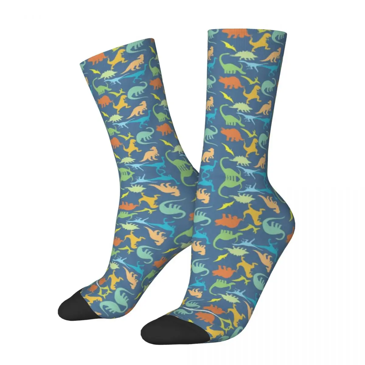 

Funny Graphic Colorful Dinosaur Pattern R92 Stocking The Best Buy Compression Socks Geek