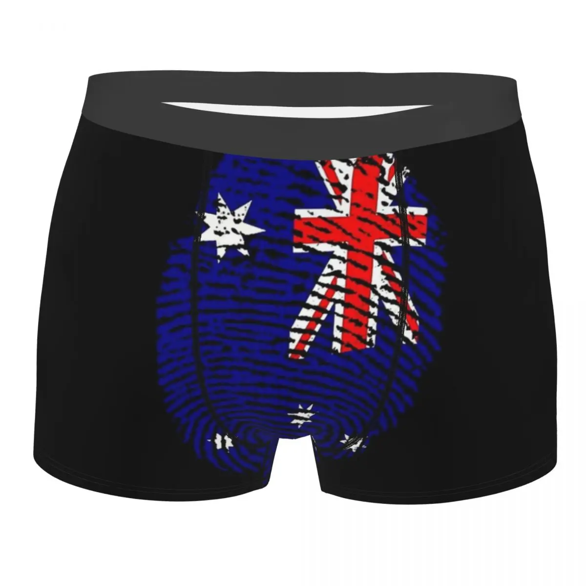 

It Is In My DNA Men's Panties Australia Flag Fingerprint Men Boxer Underwear Cotton for Male Large Size Lot Soft
