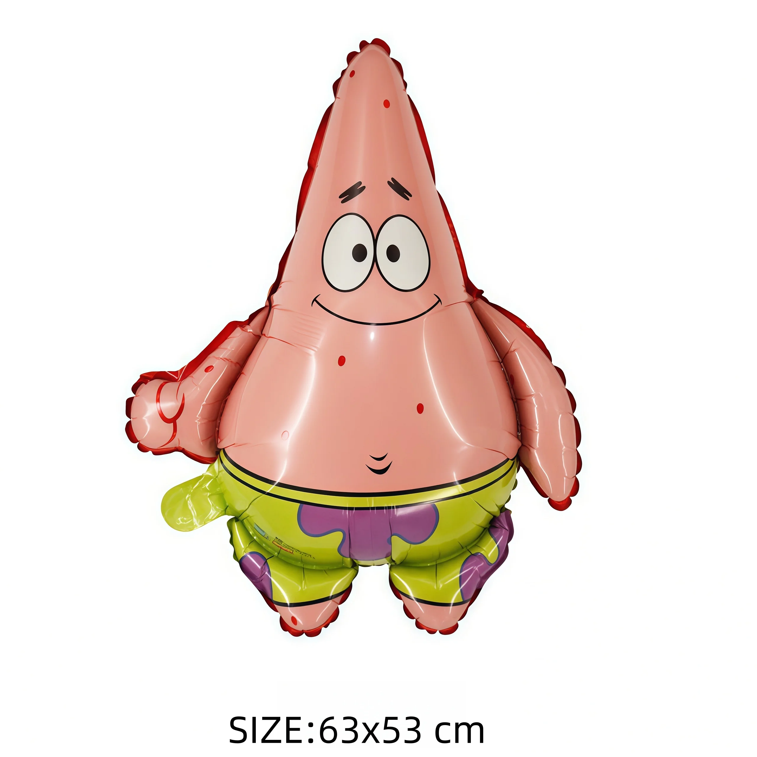 Фото Набор из 3/6/7 фольгированных шаров с Губкой Бобом и Патриком Старом, топпер для торта, баннер «С Днем Рождения», украшения для детского дня рождения №5