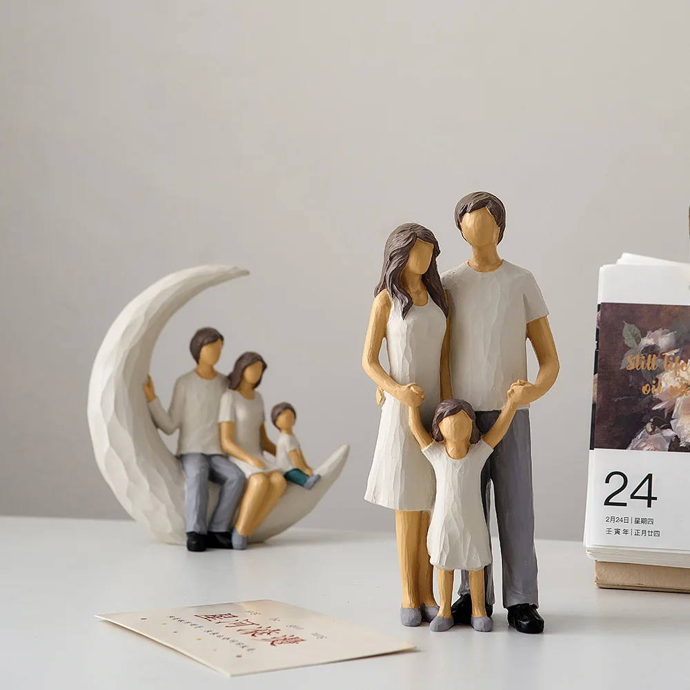 

Домашний декор, скульптура для матери, аксессуары для гостиной, модель человека, статуя, декор для комнаты в скандинавском стиле, домашняя ф...