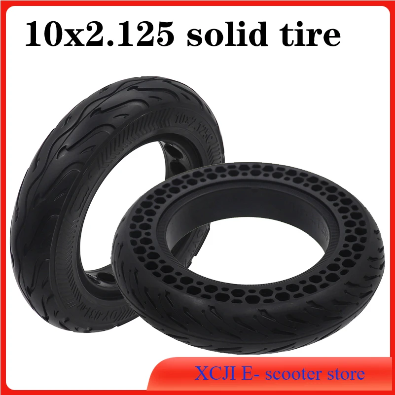 

10x2.125 Solid Tubeless Tyre for Electric Scooter 10 Inch 10*2.125F High Quality Rubber Wear-Resistant Explosion-Proof Tire