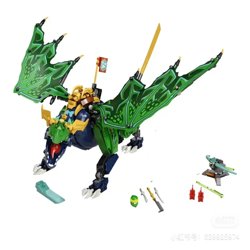 

New 767pcs Ninja Compatible Lepining 40516 Bricks Legend Dragon Model Set Building Blocks Toys for Children Christmas Gifts