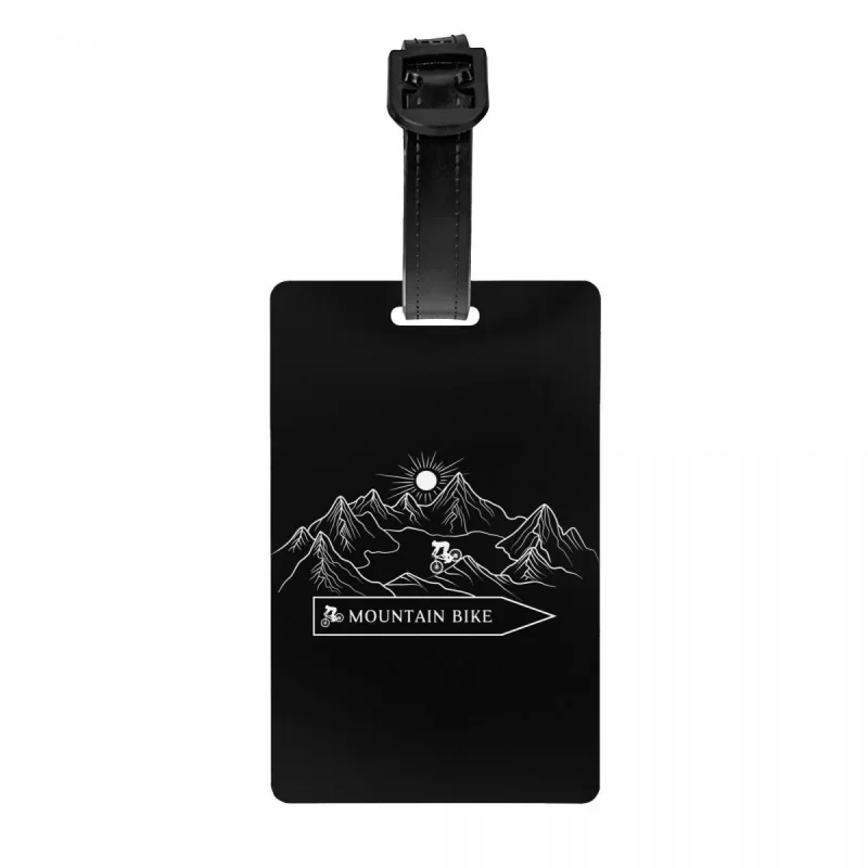 

Пользовательский ярлык для багажа на горный велосипед, горный велосипед, защита конфиденциальности, велосипедный велосипед, бирки для багажа, дорожная сумка, этикетки, чемодан