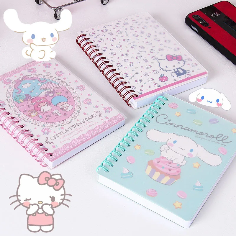 

Sanrio Cinnamoroll Kuromi, моя мелодия, Hello Kitty, маленькая Двойная звезда, милый блокнот, Kawaii, милый ручной книжка