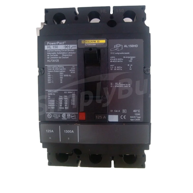 

Литая искусственная Автоматическая выключатель Square D Powerfact