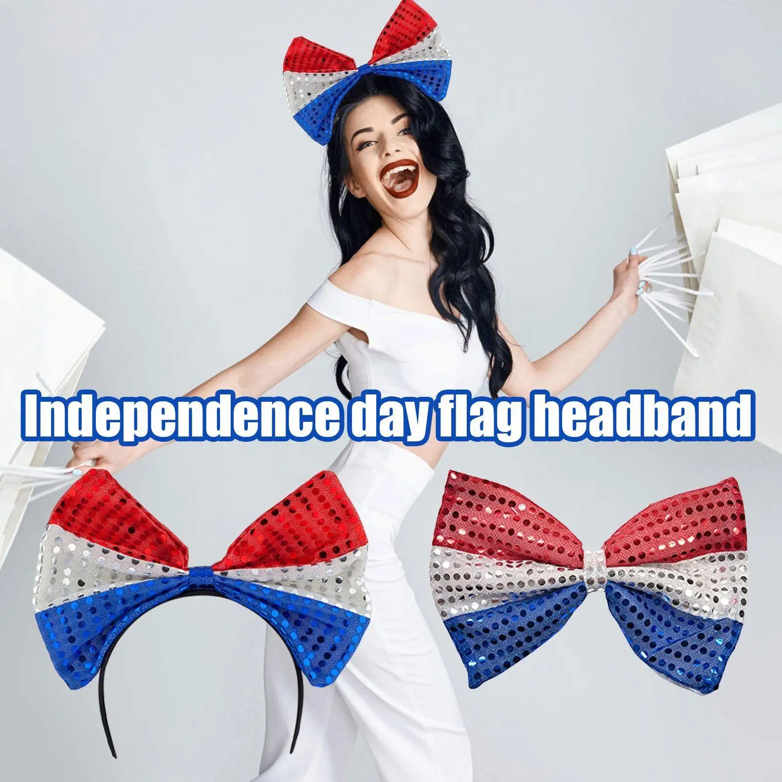 

Женская повязка на голову, с большим бантом