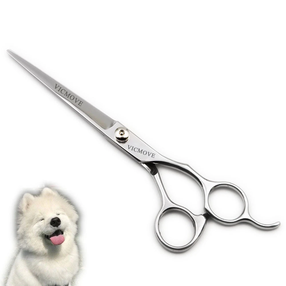 7-дюймовые ножницы для домашних питомцев ухода за собаками парикмахерские прямые