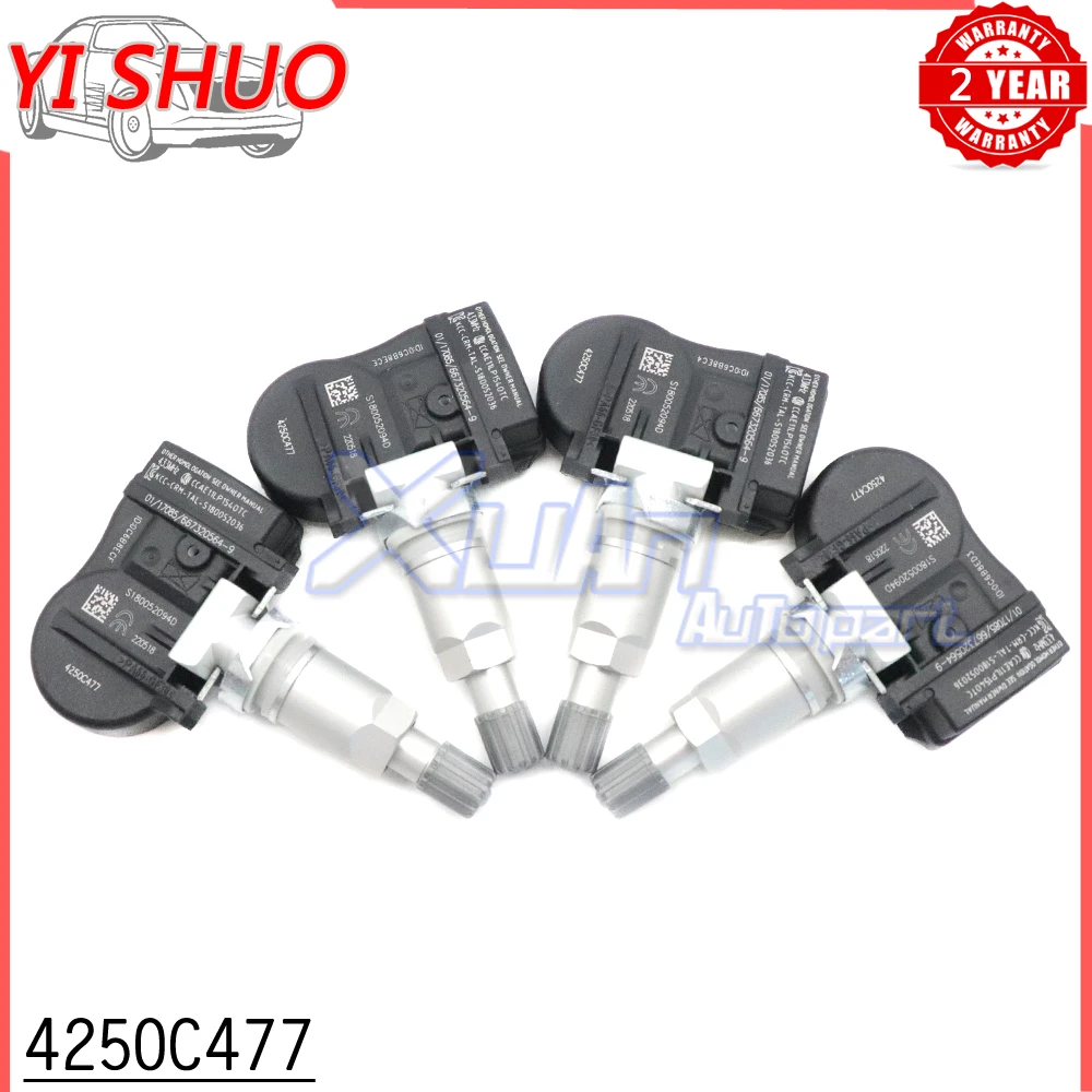 TPMS 4250C477 датчик давления в шинах для Mitsubishi ASX L200 Lancer Outlander Spacestar Peugeot ION Fiat Fullback 433 МГц