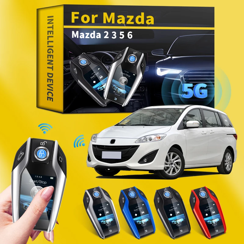 

Модифицированный смарт-пульт дистанционного управления для Mazda 2 3 5 6, ЖК-экран, экран дисплея, пульт дистанционного управления с помощью одн...