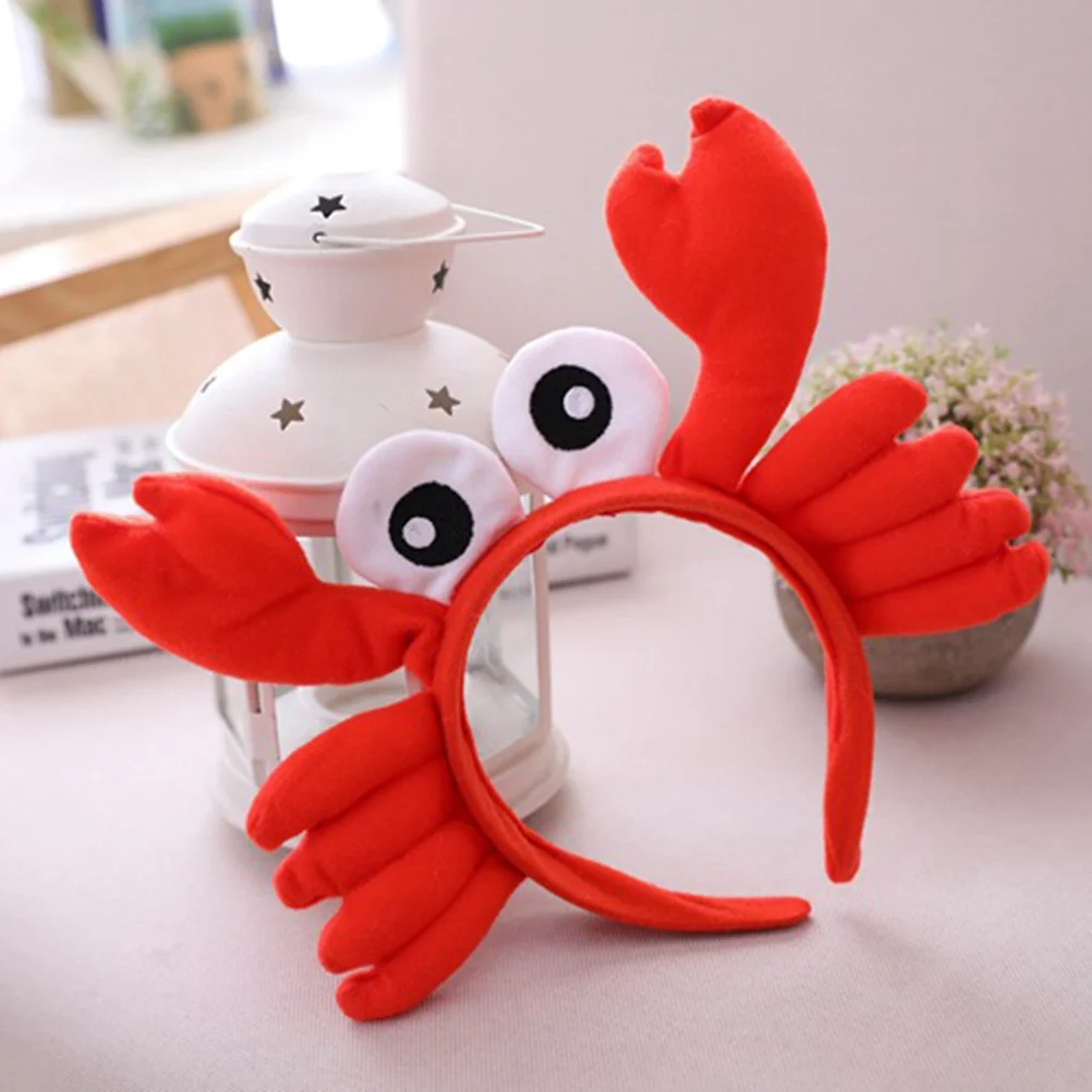 

Lobster Photo Props Ocean Creature Hat Lobster Hat Costume Lobster Headband Seafood Headband Ocean Party Hat