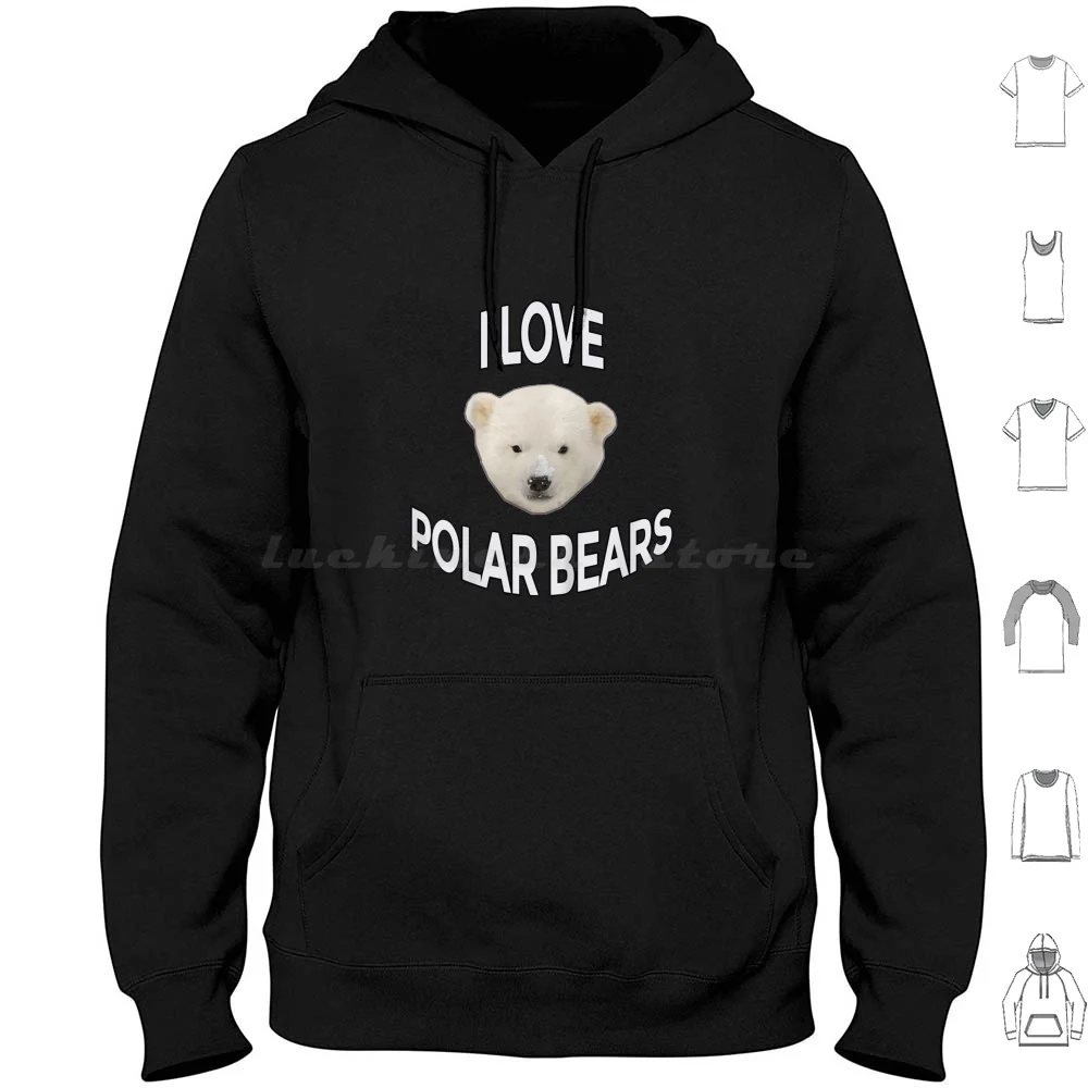 

Детская толстовка с надписью «I Love Polar»