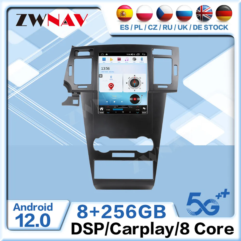 Автомобильный мультимедийный плеер Tesla 8 + 256 ГБ Android 12 для Chevrolet EPICA GPS-навигация