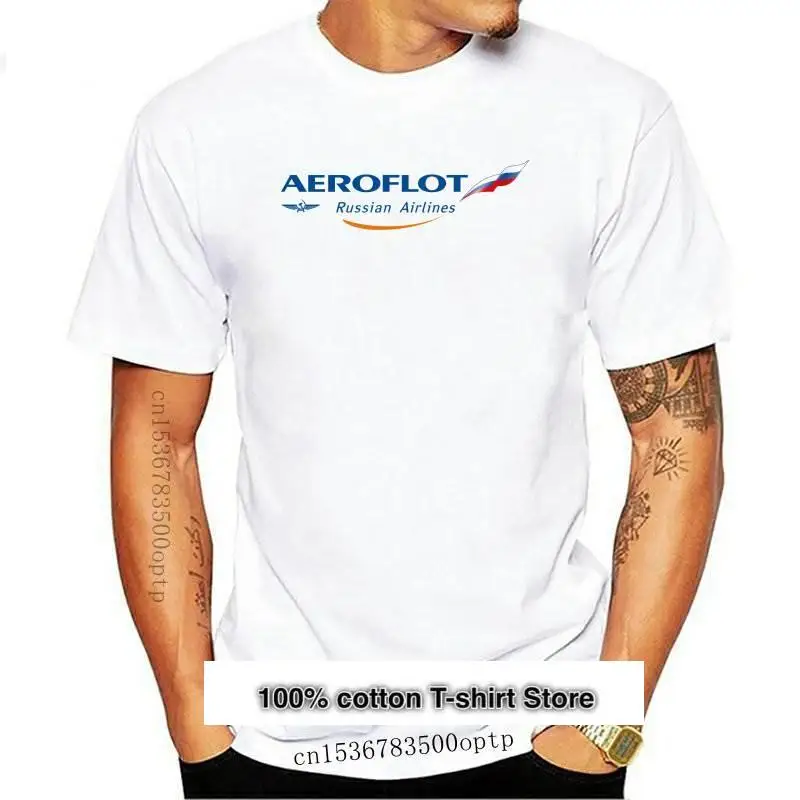 Diseño rusas Aeroflot camiseta de aerolíneas
