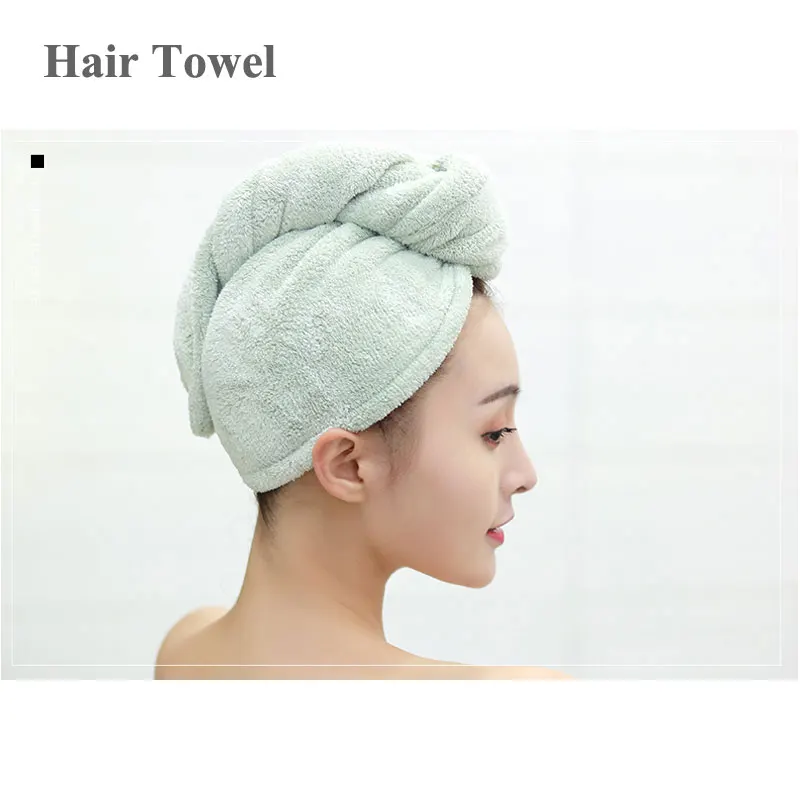 Женское быстросохнущее полотенце для волос шапка сушки с капюшоном из