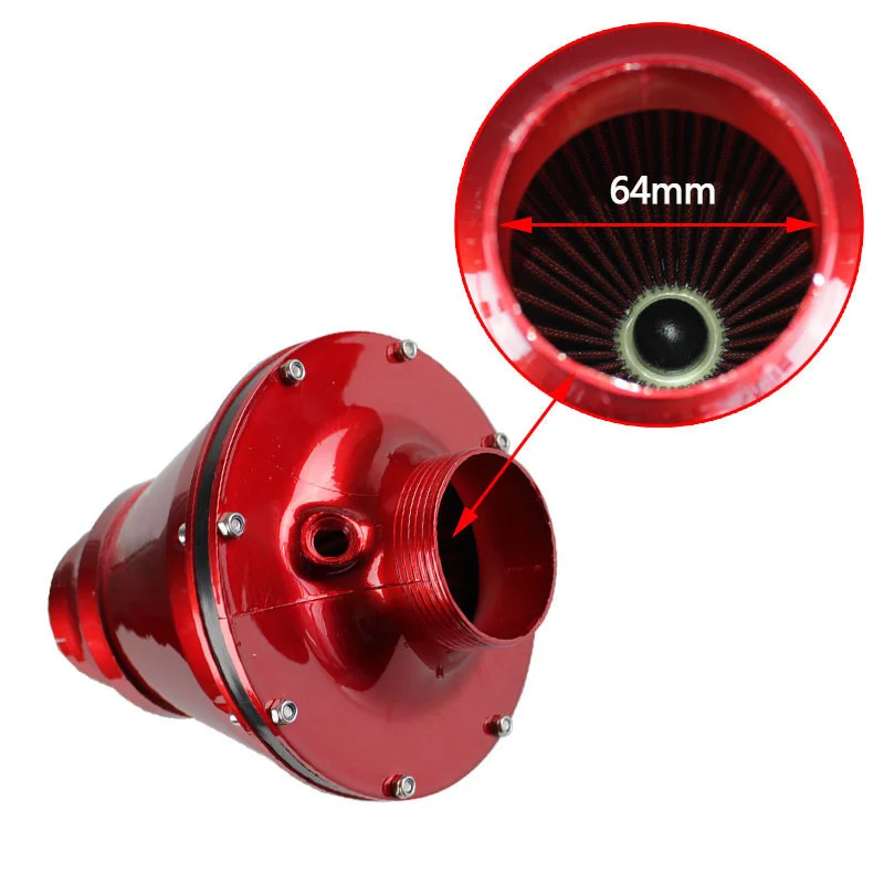 Автомобильный Универсальный воздушный фильтр 76 мм с грибовидной головкой